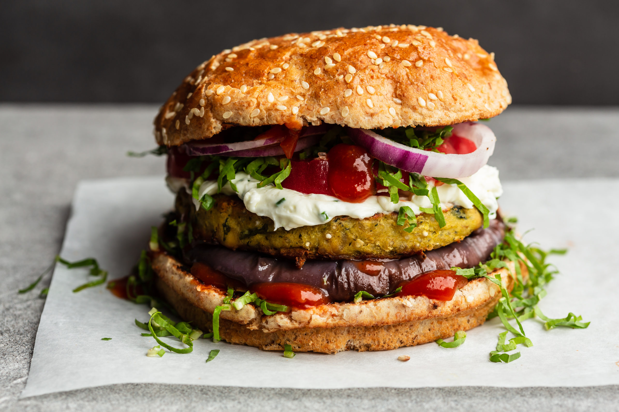 veggie hamburger