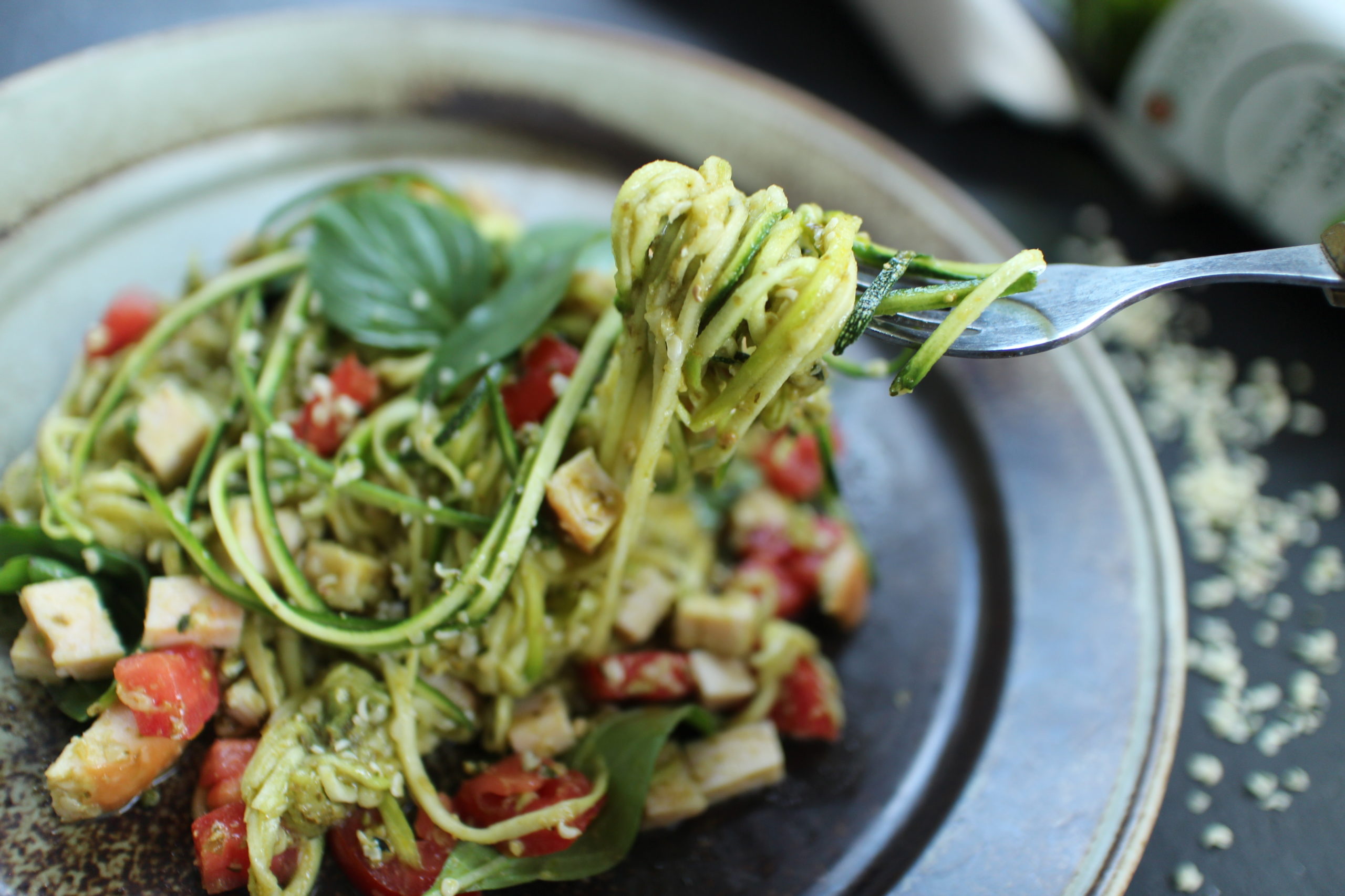 Courgettes rauw