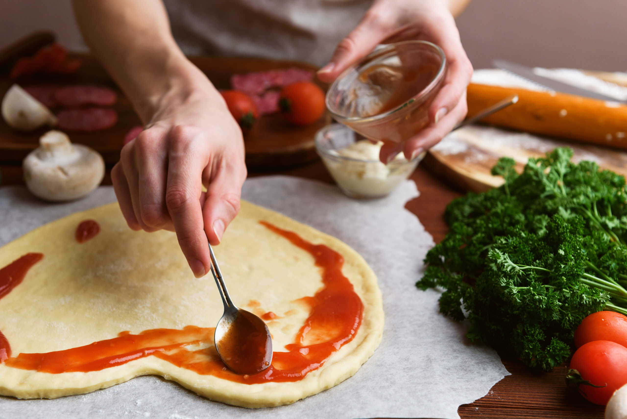 kant-en-klaar pizzadeeg