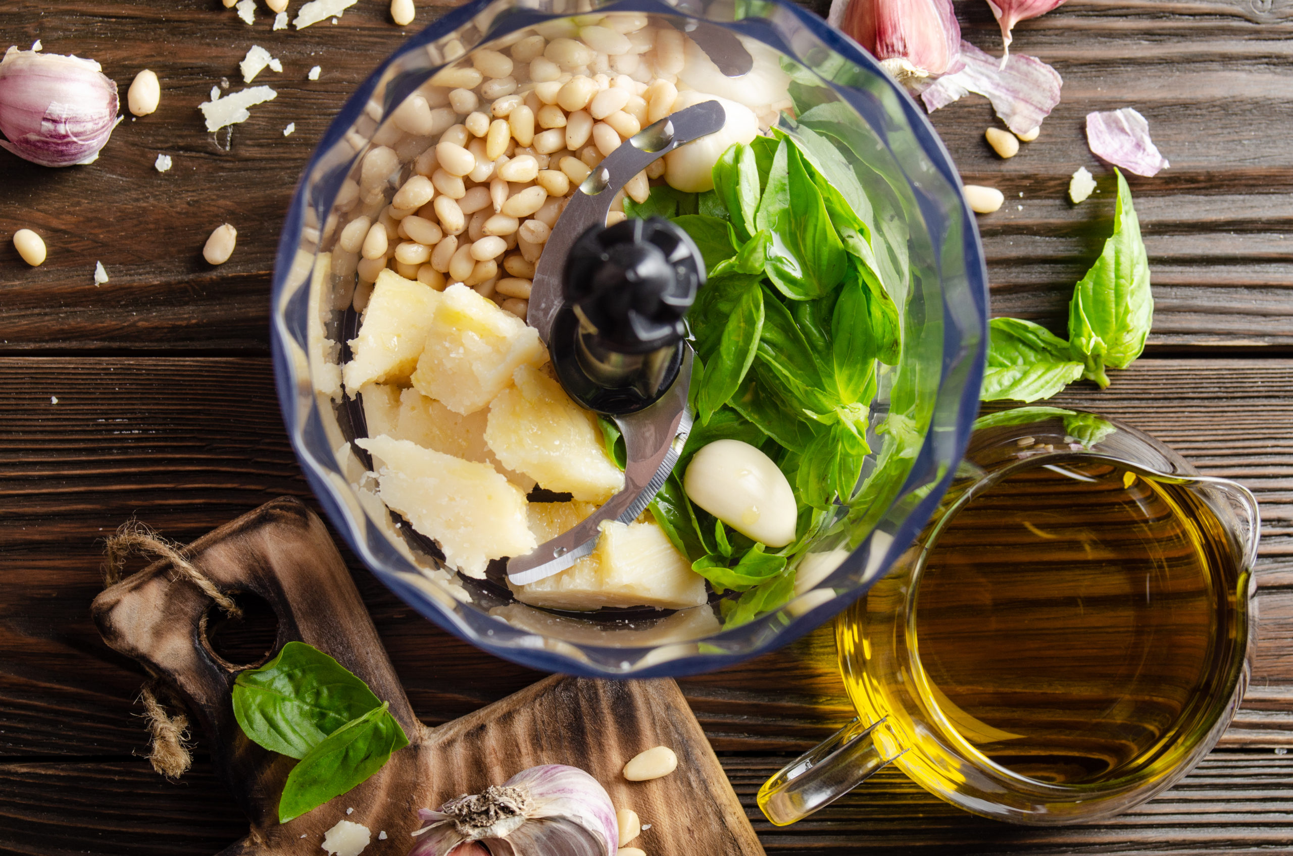 pastasaus in de blender