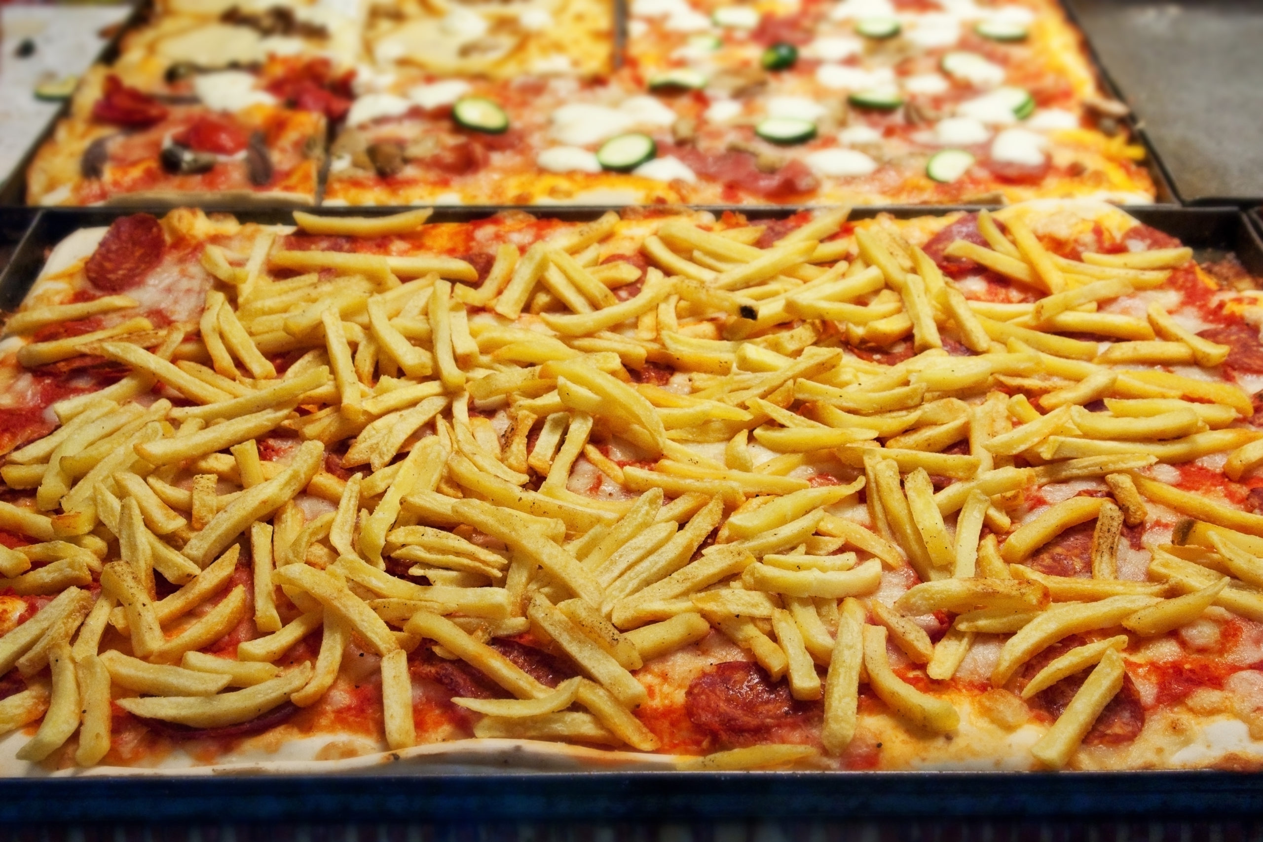 Pizza frieten