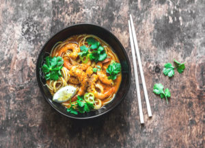 laksa is een van de populaire noedelrecepten