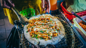 Vietnamese pizza